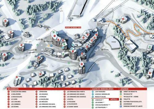 Apartamento R�sidence Le Belvedere - Studio Pour 2 Personnes 624