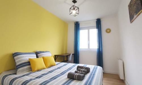 Apartamento Chaleureux, Clair, Balcon, 2sdb, Centre � Pied
