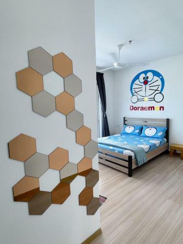 Apartamento The Wave Residence By Hcstay Management((doraemon Theme)