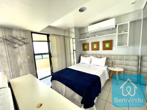 Apartamento Com Linda Vista Mar No Bahia Suites