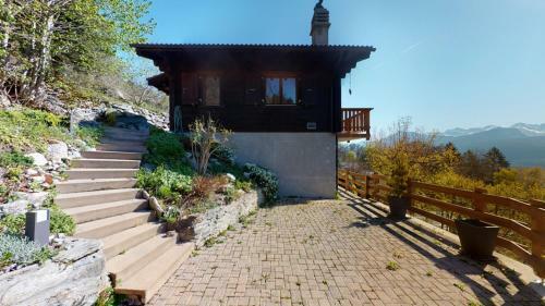 Charming Chalet With A Splendid View Of The Valais Mountains