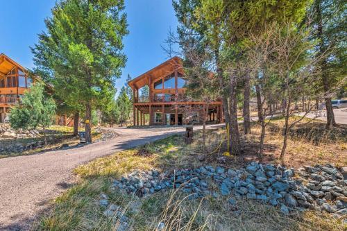 Quiet Ruidoso Cabin Wraparound Deck And Grills