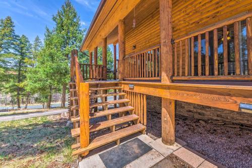 Quiet Ruidoso Cabin Wraparound Deck And Grills