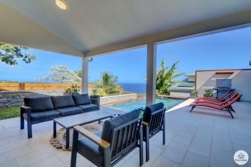 Villa A�na - Piscine Chauff�e - Vue Mer - Saint Leu