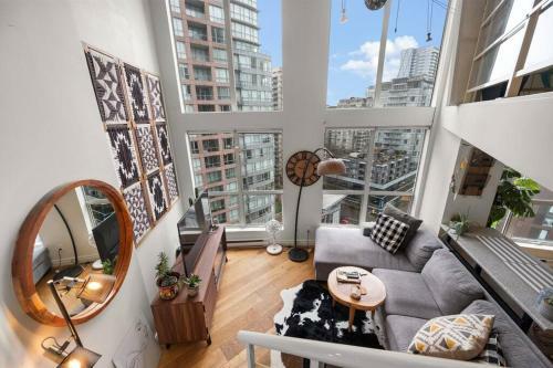 Apartamento Rare Find Loft With Fireplace @ Central Downtown