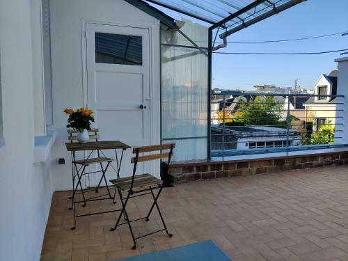 Apartamento Studio �quip�, Grande Terrasse, � C�t� De La Gare