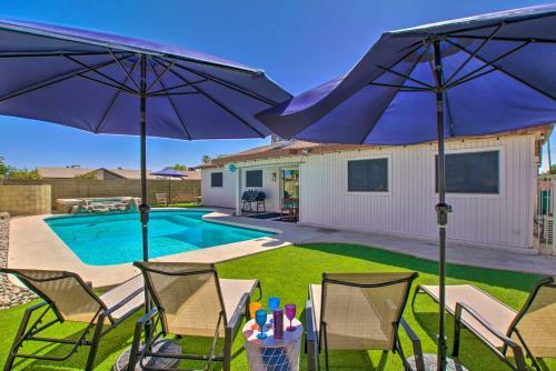 Mesa Az Oasis With Outdoor Pool And Yard Games!