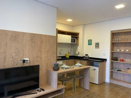 Apartamento Encantador Flat No Centrinho Do Capivari