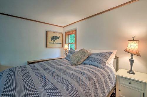 The Mill River Cabin With Fireplace And River View!