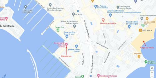 Apartamento Coquet Studio, Vu Port, 2 Pers, Piscine