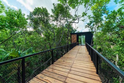 Villa Incre�ble Casa Elevada Con Cenote Privado En Tulum