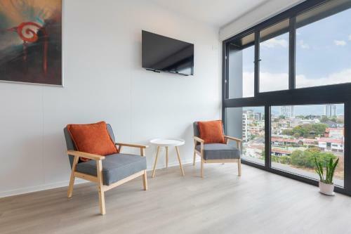 Apartamento Lovely New Studio 9th Floor?views?gym?fast Wifi