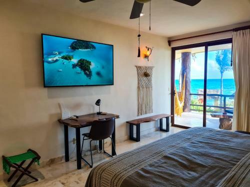Apartamento Stylish Oceanfront Condo With Pool