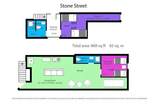 Apartamento A Stones Throw By My Getaways