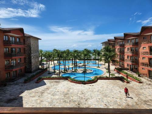 Apartamento Flat De 2 Quartos Com Linda Vista-mar P�-na-areia!