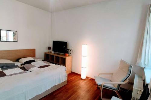 Apartamento Modern Studio08 With Big Balcony In The Neustadt
