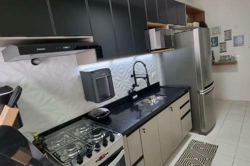 Apartamento Requinte E Conforto Com M�veis Novos E Vista Mar