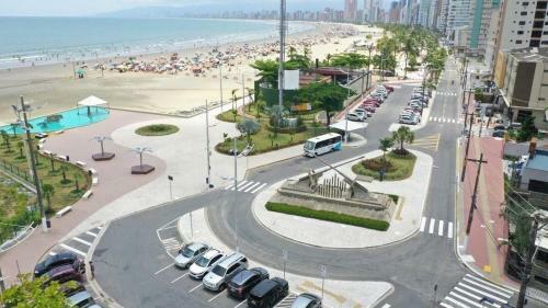 Apartamento Varanda Gourmet Com Vista Mar Wifi 250 Mbps