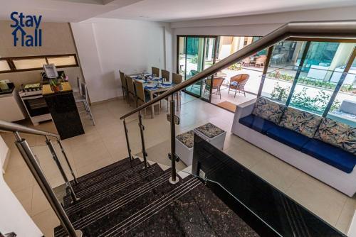 Casa Beira-mar Em Serrambi - 4 Qts - Piscina - Sh031