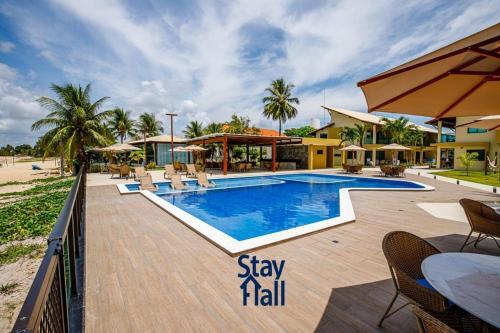 Casa Beira-mar Em Serrambi - 4 Qts - Piscina - Sh031