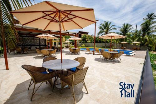 Casa Beira-mar Em Serrambi - 4 Qts - Piscina - Sh031