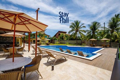 Casa Beira-mar Em Serrambi - 4 Qts - Piscina - Sh031