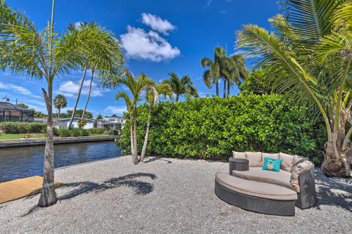 Palm City Canalfront Home With Tiki Hut And Dock!
