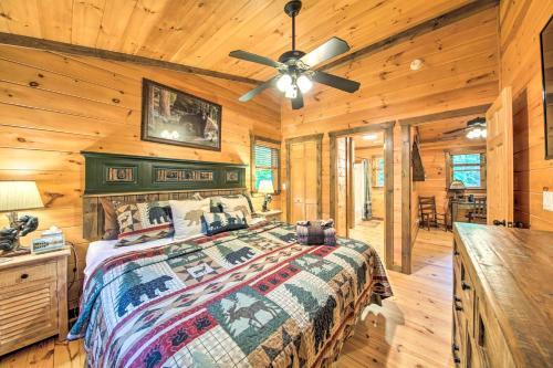 Woodsy Georgia Abode With Decks And Creek On-site