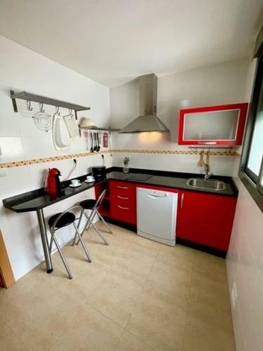 Apartamento Gatu Marismas, Terraza, Parking, Piscina Y Aire Acc