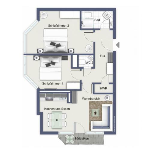 Apartamento Villa Hanse Wohnung 316