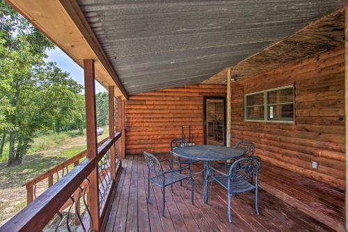 Hilltop Hideaway Vian Cabin With Covered Deck!