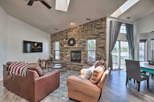 Modern Flagstaff Home Deck, Patio And Fire Pit