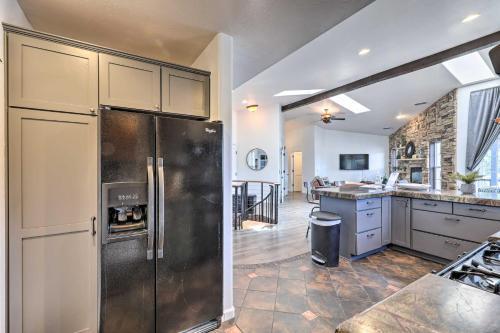 Modern Flagstaff Home Deck, Patio And Fire Pit