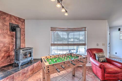 Modern Flagstaff Home Deck, Patio And Fire Pit