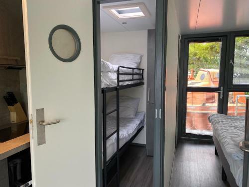 Modern House Boat In Monnickendam With Jetty