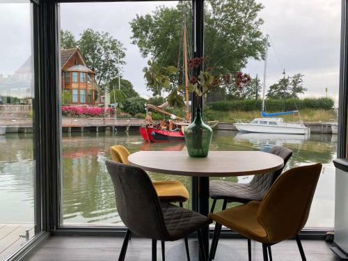Modern House Boat In Monnickendam With Jetty