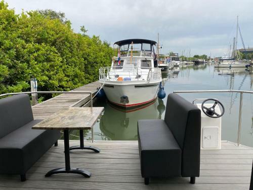 Modern House Boat In Monnickendam With Jetty