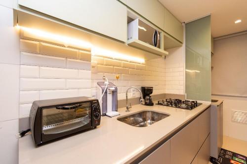 Apartamento Flat Acolhedor No Edif�cio The Expression - Setor Bueno - Th103