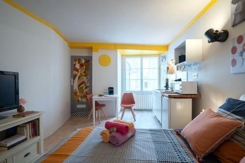 Apartamento Superlogis Blois-hypercentre Le Pitaya-studio???