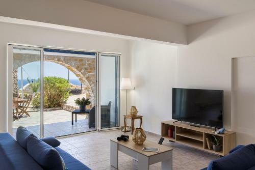 Apartamento Syros Seaside Villas Aeolos With Panoramic Sea Views