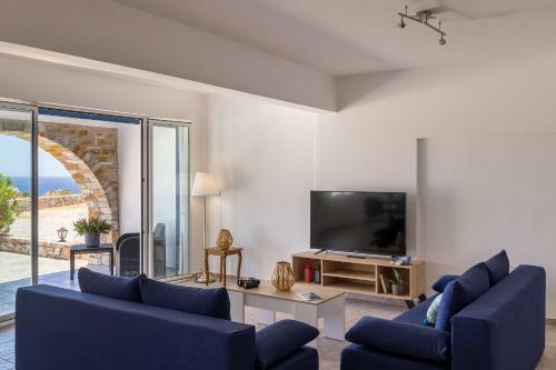 Apartamento Syros Seaside Villas Aeolos With Panoramic Sea Views
