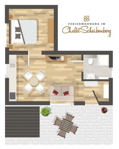 Apartamento Ferienwohnung Im Chalet Scheibenberg