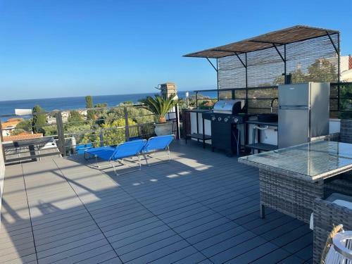 Villa-matteo Mit Meerblick Und Outdoor- K�che