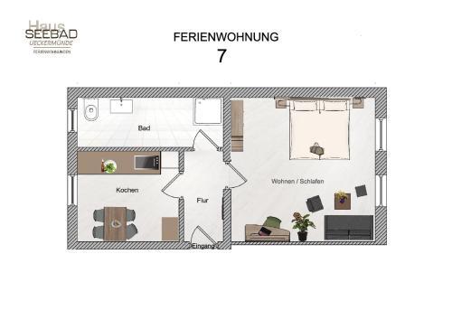 Apartamento Ferienwohnungen Haus Seebad Ueckerm�nde