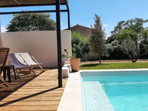 Inviting Villa In Sainte Valiere With Private Pool