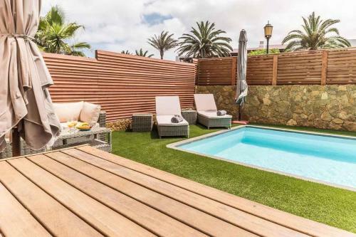 Villa Paradise Beach House: Piscina Privada, Playa 100m