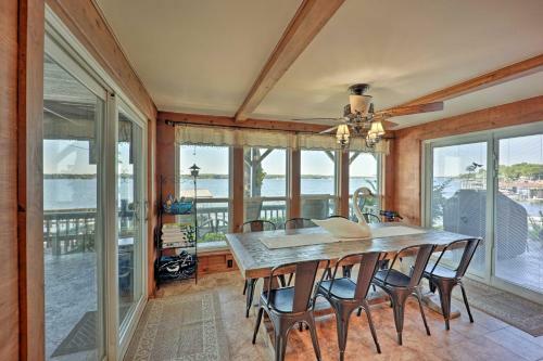 South Grand Lakefront Getaway With Deck And Dock!