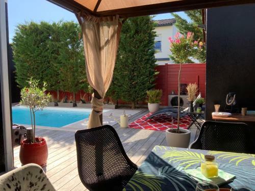 La Dolce Villa Moderne Avec Piscine Chauff�e � Bordeaux Caud�ran