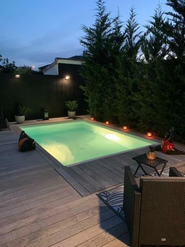 La Dolce Villa Moderne Avec Piscine Chauff�e � Bordeaux Caud�ran