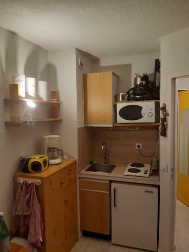 Apartamento Studio De 17m2 De 4 Couchage Vue Sur Montagne